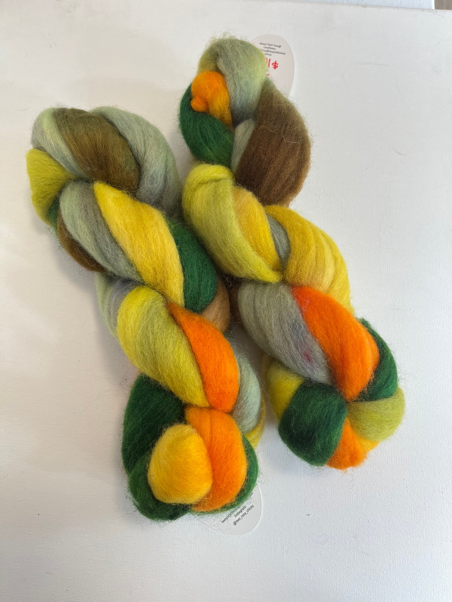 100% Corriedale Wool Braid | 2oz | Fibre