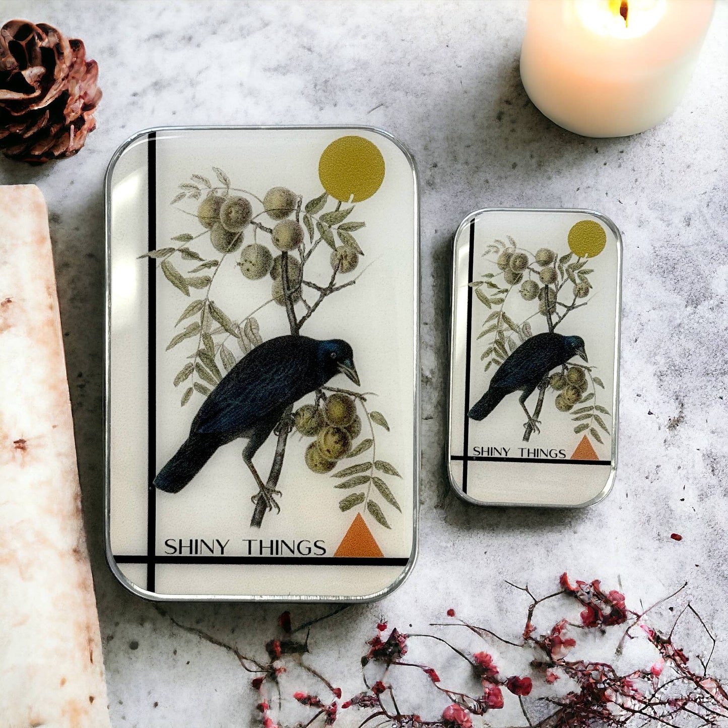 Crow Shiny Things Tin | Small
