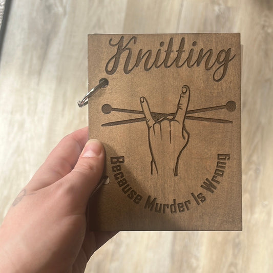 Knitting Project Books | Handbound Ring Journals