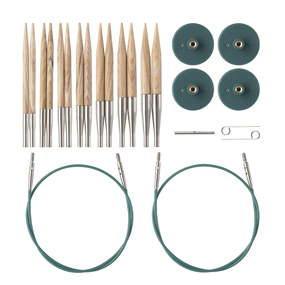 Interchangeable Knitting Needles - Sunstruck Options Short Interchangeable Circular Set