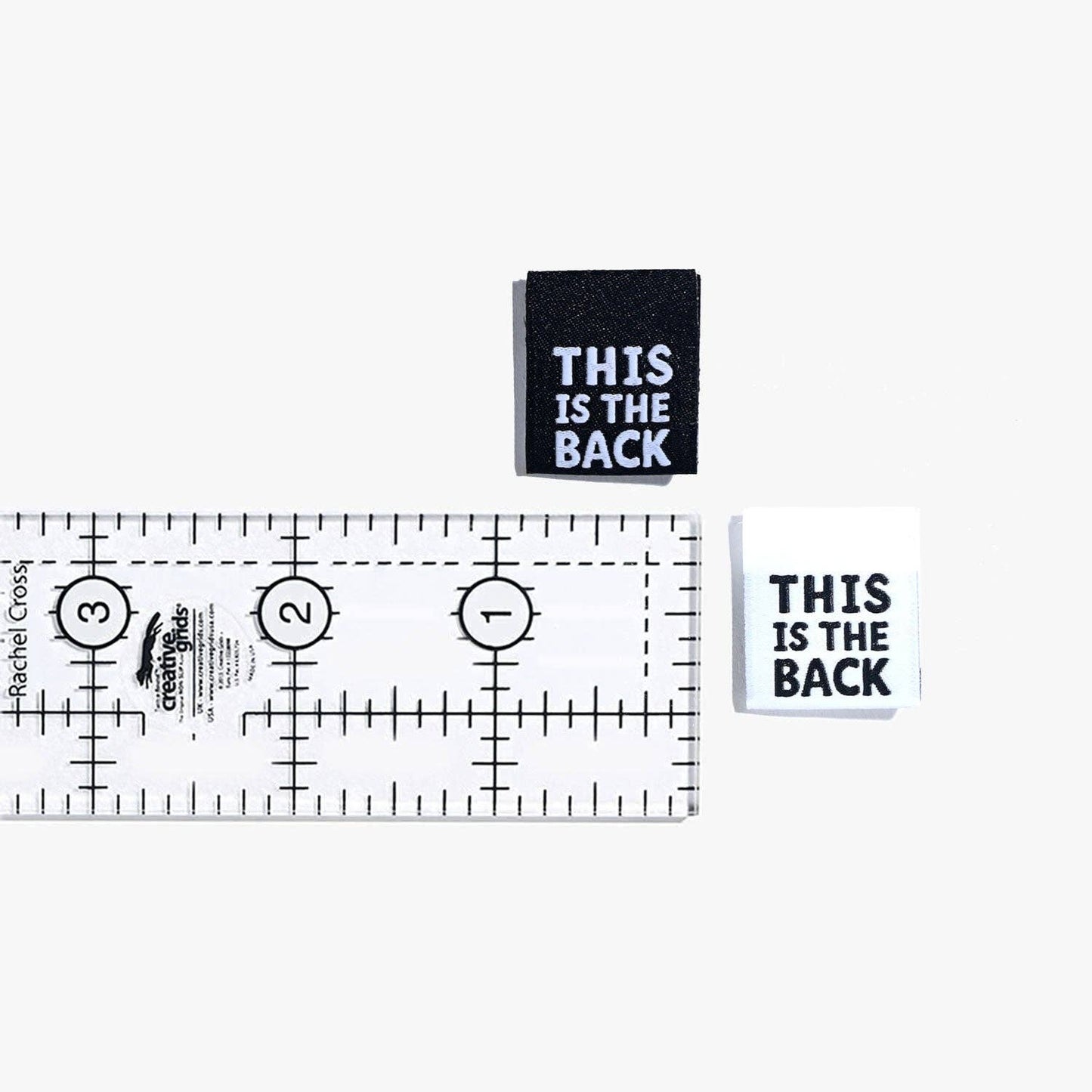 This is The Back Sewing Labels | Set of 6