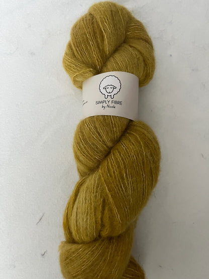 100g Naturally Fluffy | Fingering | Non-Superwash Baby Alpaca, Merino, Pima Cotton