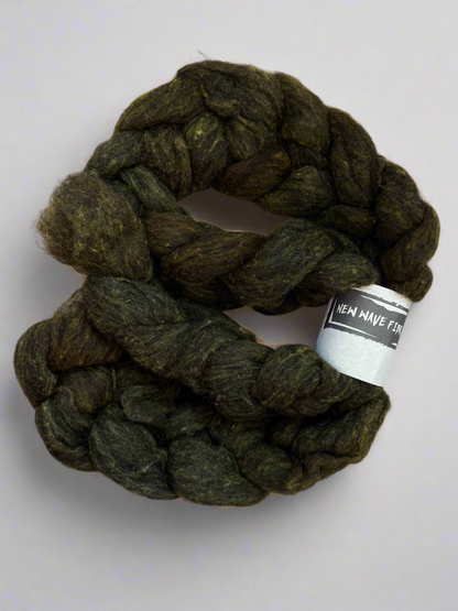 Alpaca/Rambouillet Roving 100-120gm