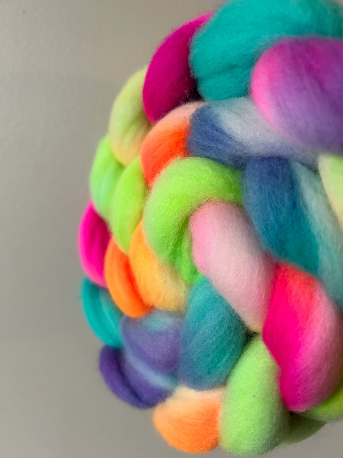 Rainbow Brite | Non Superwash Polwarth Fibre