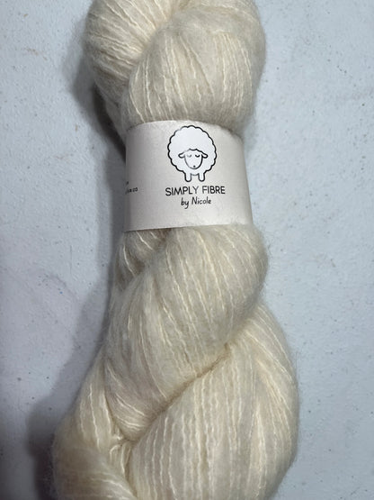 100g Naturally Fluffy | Fingering | Non-Superwash Baby Alpaca, Merino, Pima Cotton