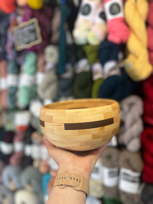 Wooden Yarn Bowl