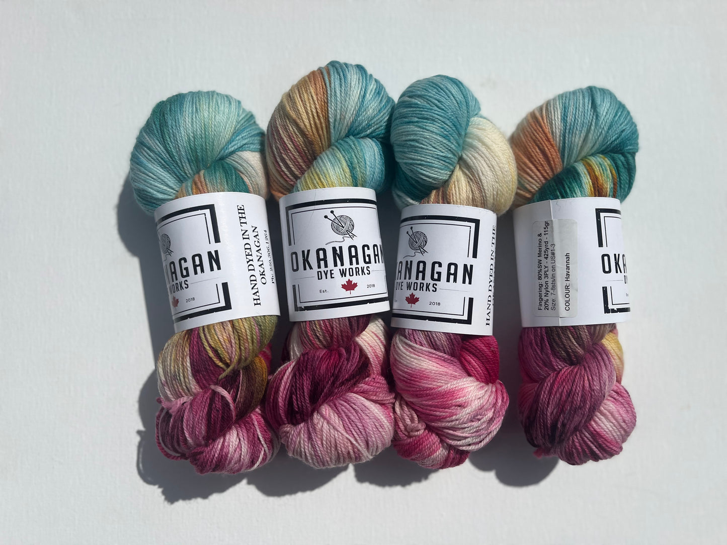 3 Ply | 80/20 SW Merino/Nylon | Fingering