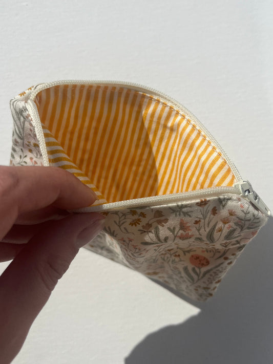 “Floral” Small Notion Pouches