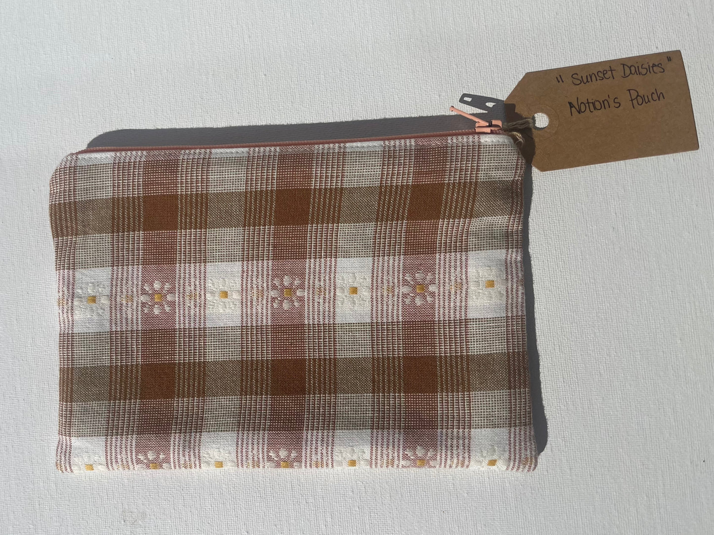 “Sunset Daisys” Medium Notion Pouches