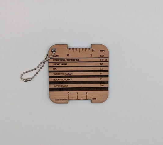 Yarn Gauge | Wood