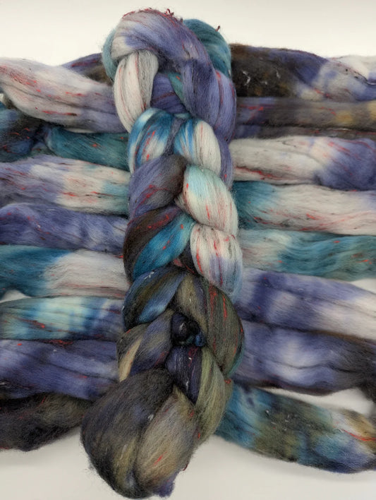 Polwarth, South American Wool, Tweed Roving