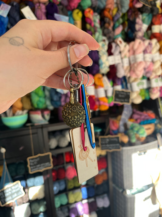 The One Keychain to Stitch Them All | Multi-Tool for Knitters