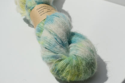 Hand Dyed Brushed Baby Alpaca/Mulberry Silk 70/30 100g