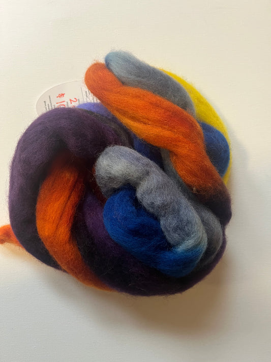 100% Corriedale Wool Braid | 2oz | Fibre