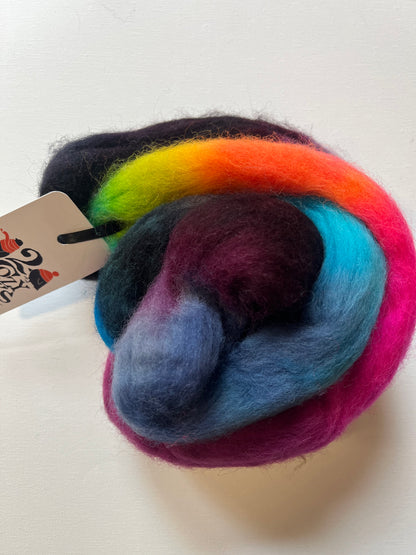 Romney Wool Roving | 2oz | Braid Fibre