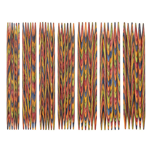 Rainbow Wood Double Pointed Needle Sets | 4”