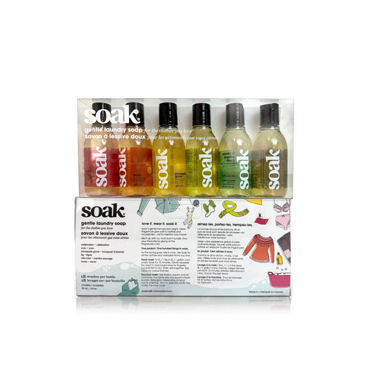 SoakBox Sampler | 6 travel size bottles