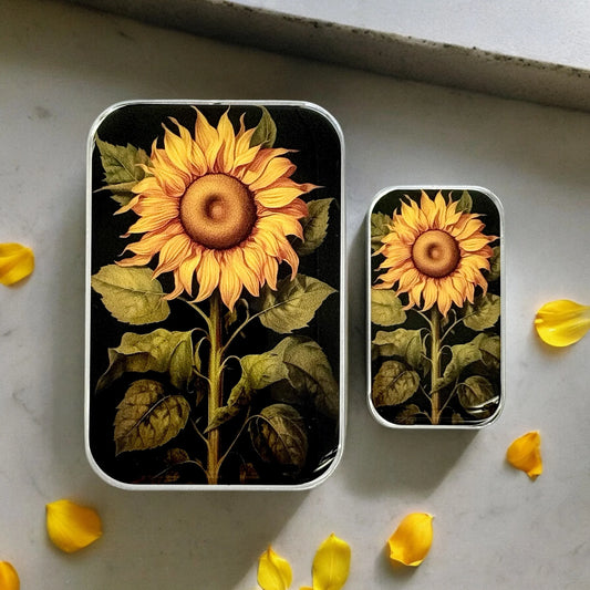 Sunflower Tin | Stitch Marker Tin