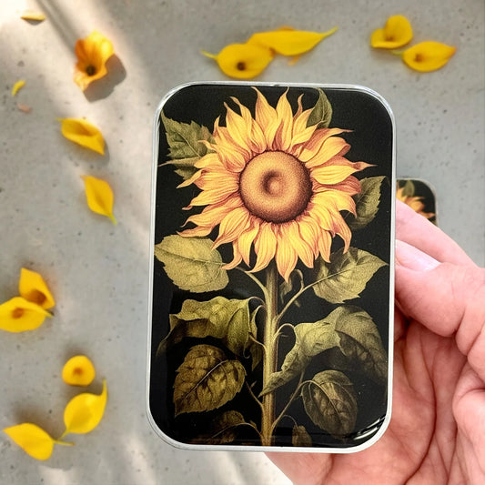 Sunflower Tin | Stitch Marker Tin