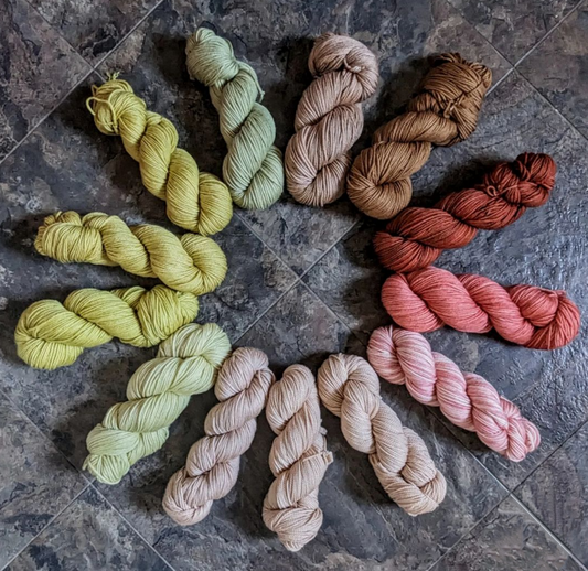 Naturally Dyed Yarns