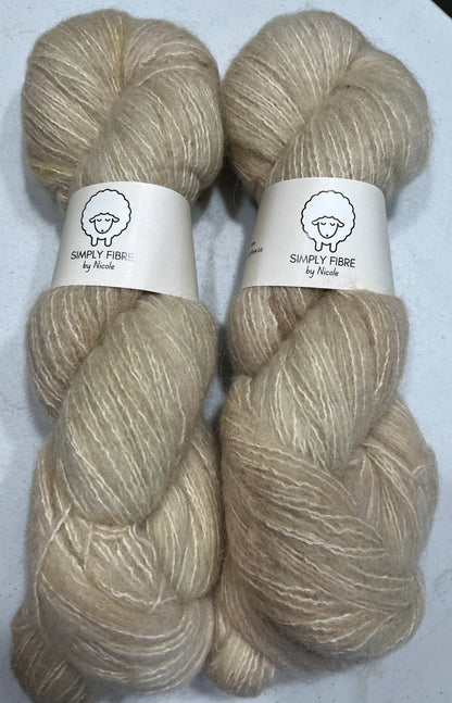 100g Naturally Fluffy | Fingering | Non-Superwash Baby Alpaca, Merino, Pima Cotton