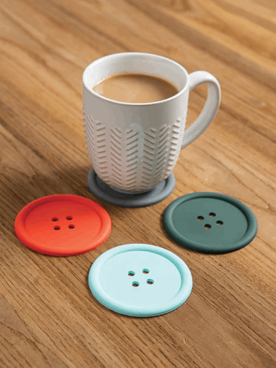Tools - Annie's Button Coasters | 4 Pack