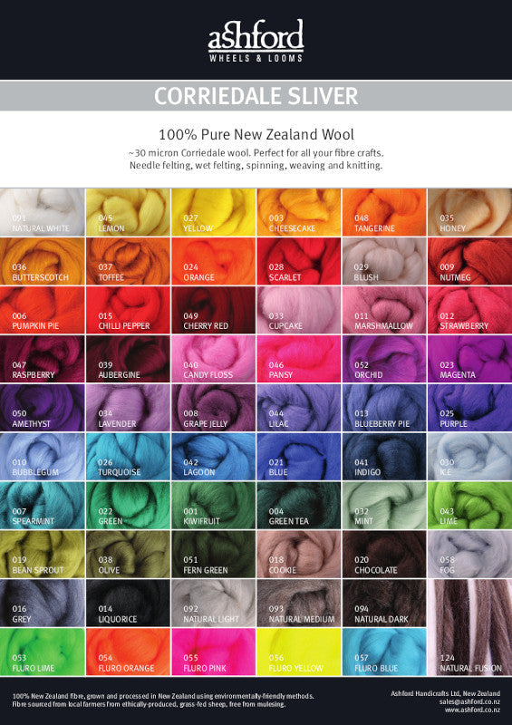 Corriedale Fibre Pack | 100 grams