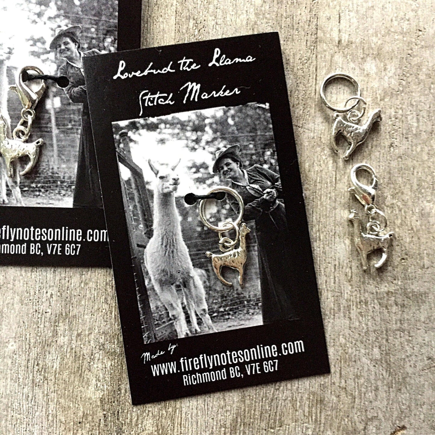 Stitch Markers - Llama Stitch Marker | 10 Mm | Snag Free Or Removable