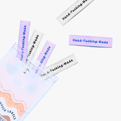 'Hand-Fucking-Made' Labels | Set of 6