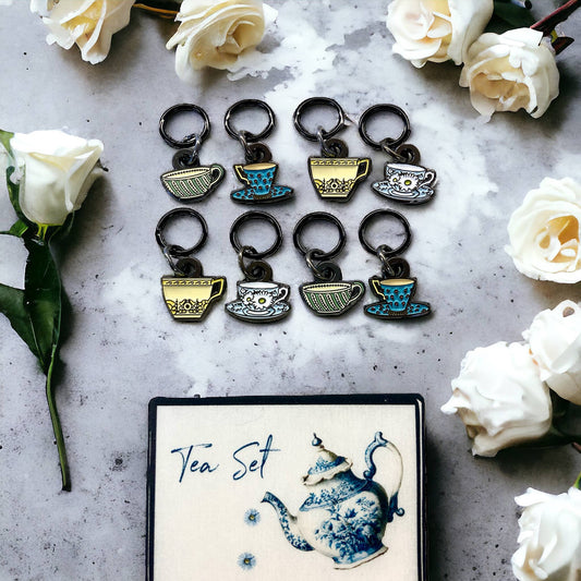 Tea Set |  Knitting Stitch Markers
