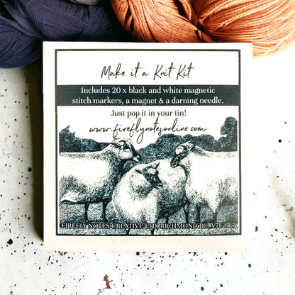 Just make it a KNIT KIT! Insert for our large notions tins