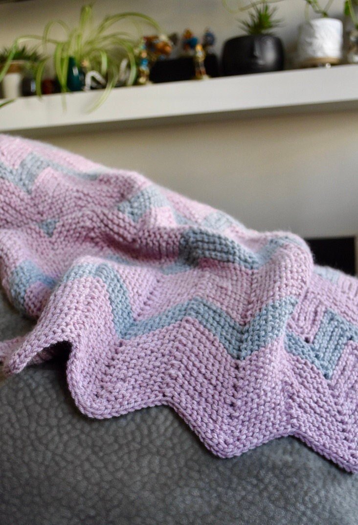 Knitting Pattern - Mavericks Blanket | Digital Pattern