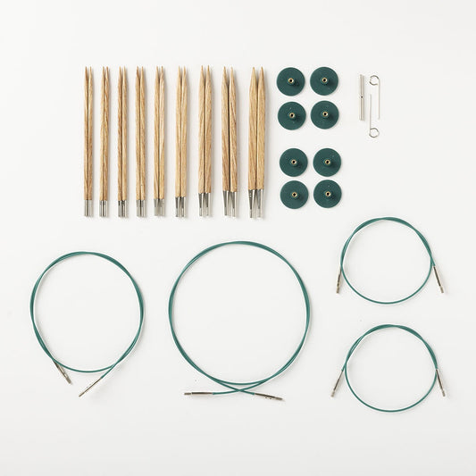 Interchangeable Knitting Needles - Foursquare Sunstruck Options Interchangeable Circular Set
