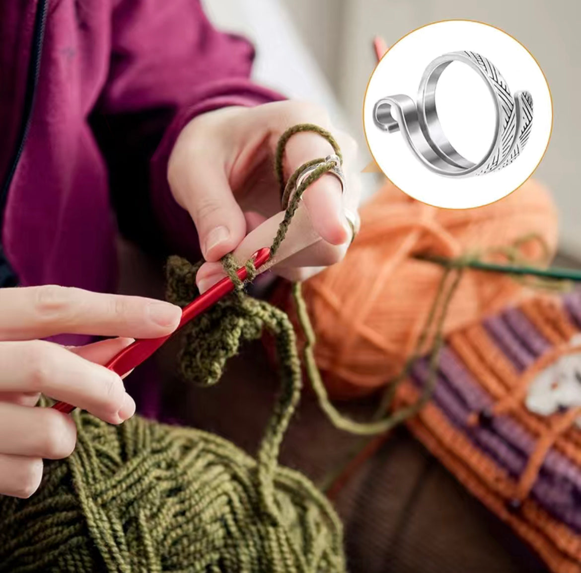 Yarn Guides | Rings For Crochet & Knitting