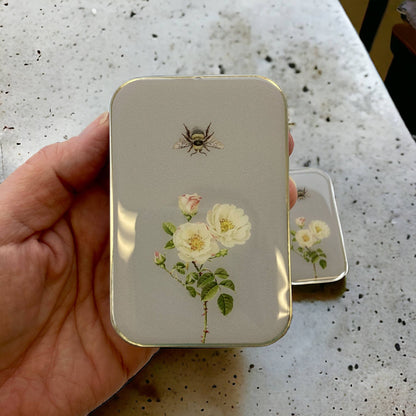 Bee and Rose | Large Stitch Marker Tin
