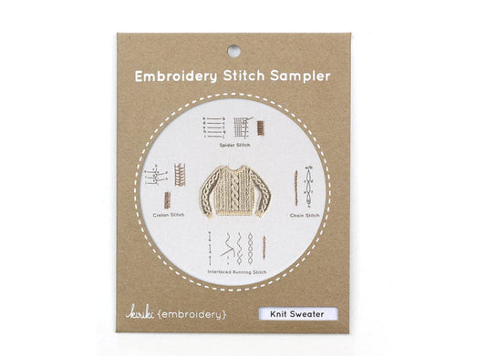 Knit Sweater | Embroidery Kit